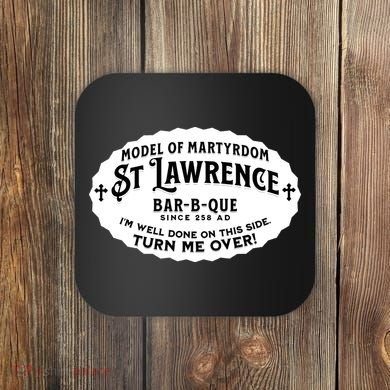 St Lawrence Catholic BBQ Fathers Day gift Deacon Coaster