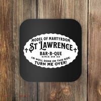 St Lawrence Catholic BBQ Fathers Day gift Deacon Coaster thumb 0