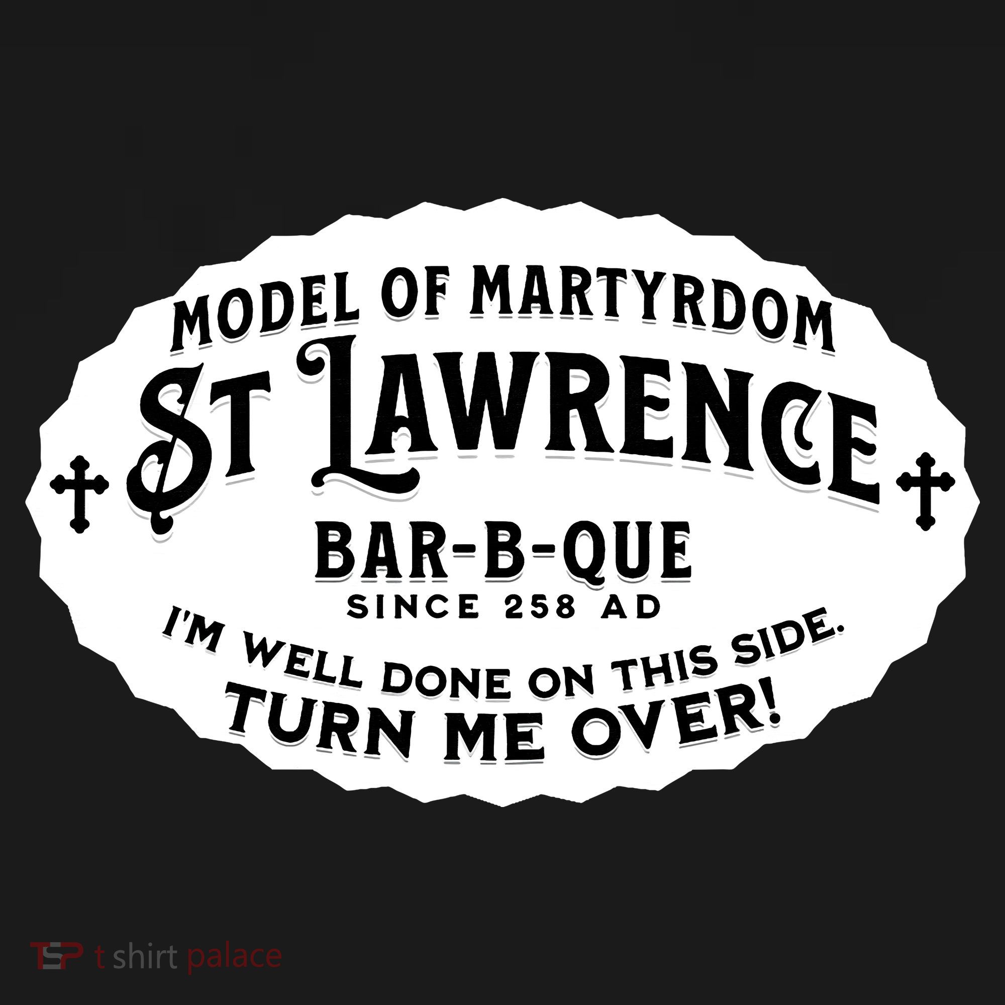 St Lawrence Catholic BBQ Fathers Day gift Deacon Coaster
