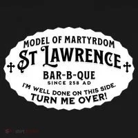 St Lawrence Catholic BBQ Fathers Day gift Deacon Women's Hoodie thumb 2