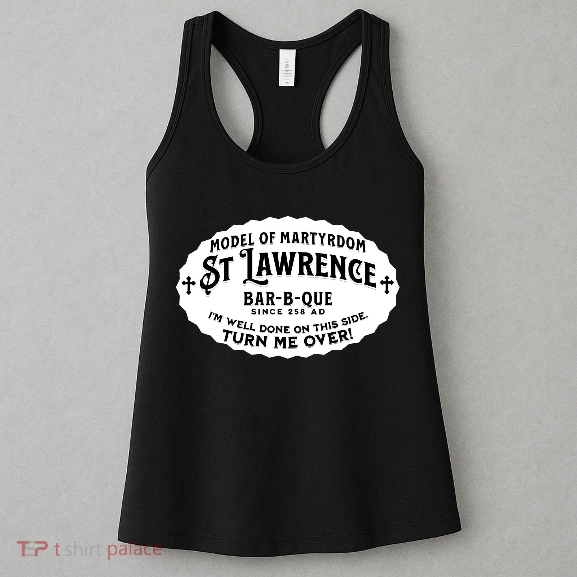 St Lawrence Catholic BBQ Fathers Day gift Deacon Women's Tank Top