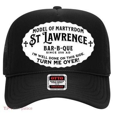 St Lawrence Catholic BBQ Fathers Day gift Deacon Hat