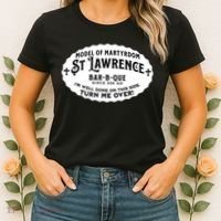 St Lawrence Catholic BBQ Fathers Day gift Deacon Women's T-Shirt thumb 2
