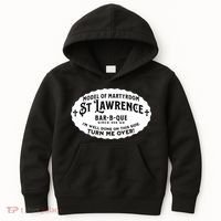 St Lawrence Catholic BBQ Fathers Day gift Deacon Kids Hoodie thumb 0