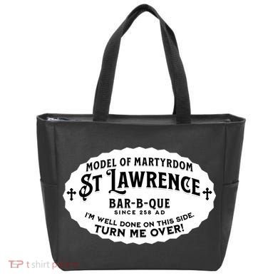 St Lawrence Catholic BBQ Fathers Day gift Deacon Tote Bag