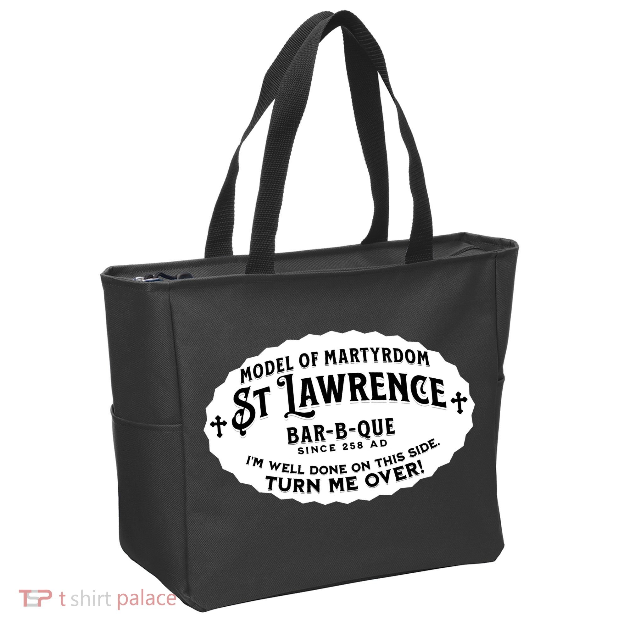 St Lawrence Catholic BBQ Fathers Day gift Deacon Tote Bag