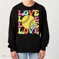 Softball Love Cute Softball  Women's Sweatshirt thumb 0