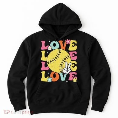 Softball Love Cute Softball  Hoodie