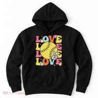 Softball Love Cute Softball  Hoodie thumb 0