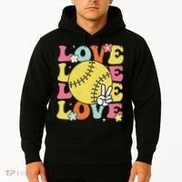 Softball Love Cute Softball  Hoodie thumb 2