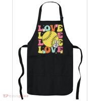 Softball Love Cute Softball  Apron thumb 0
