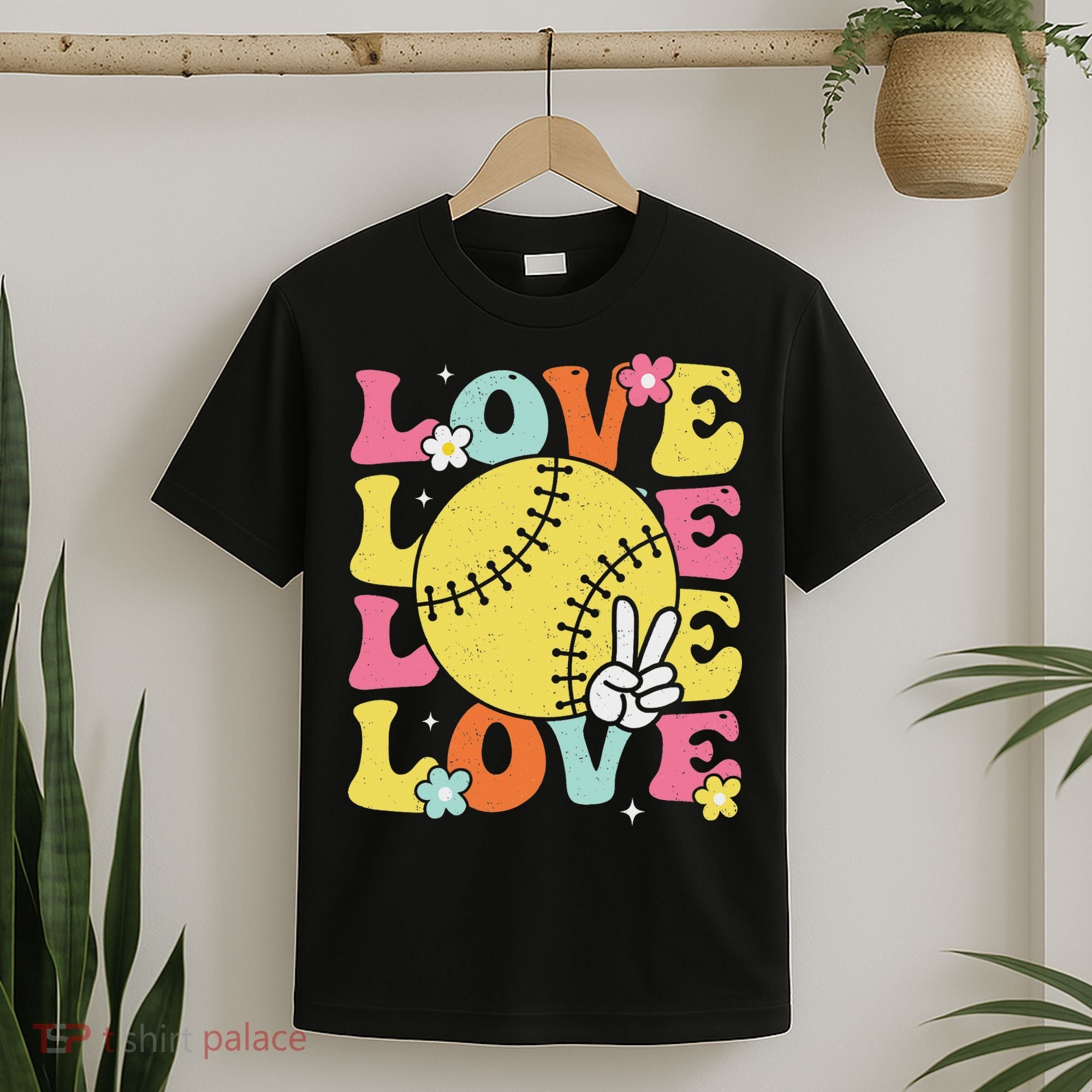 Softball Love Cute Softball  T-Shirt