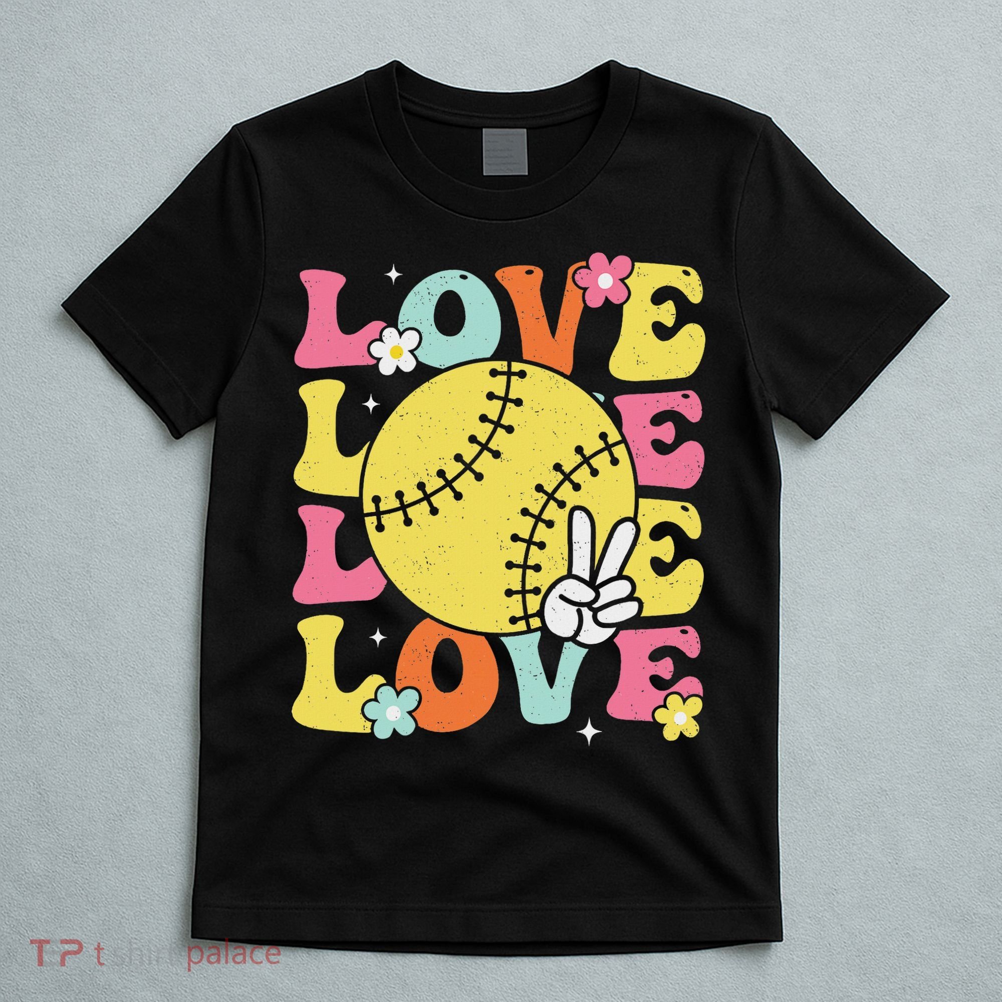 Softball Love Cute Softball  T-Shirt
