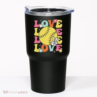 Softball Love Cute Softball  Tumbler