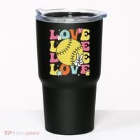 Softball Love Cute Softball  Tumbler thumb 0