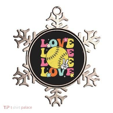 Softball Love Cute Softball  Ornament