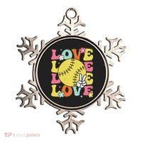 Softball Love Cute Softball  Ornament thumb 0
