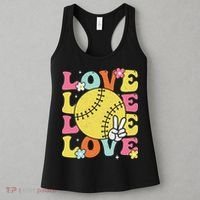Softball Love Cute Softball  Women's Tank Top thumb 3