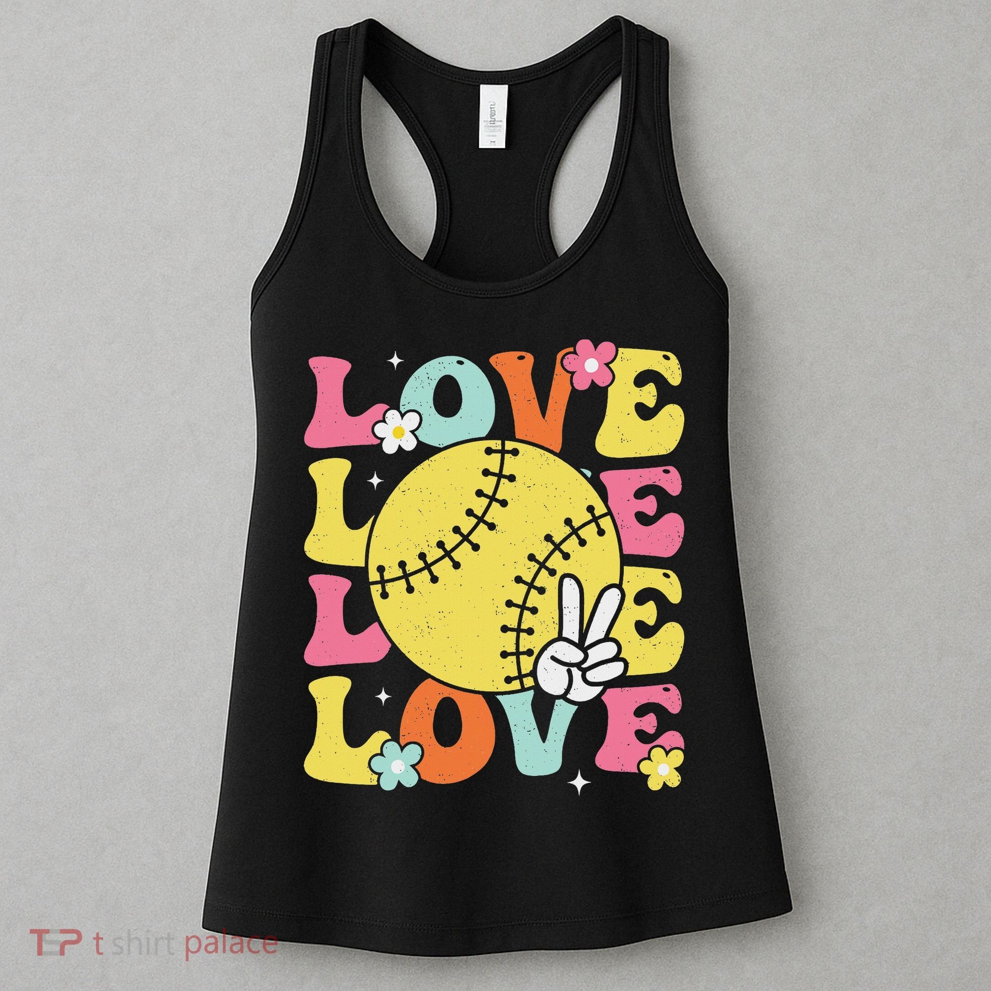 Softball Love Cute Softball  Women's Tank Top