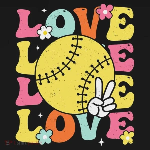 Softball Love Cute Softball  Toddler Hoodie