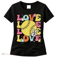 Softball Love Cute Softball  Women's T-Shirt thumb 0