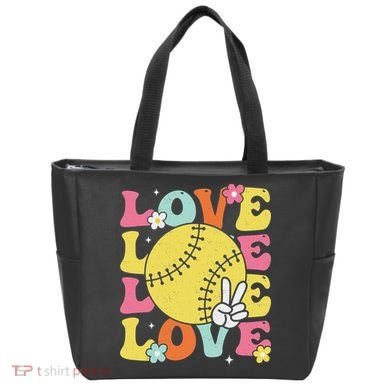 Softball Love Cute Softball  Tote Bag