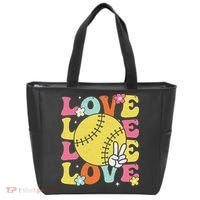 Softball Love Cute Softball  Tote Bag thumb 0