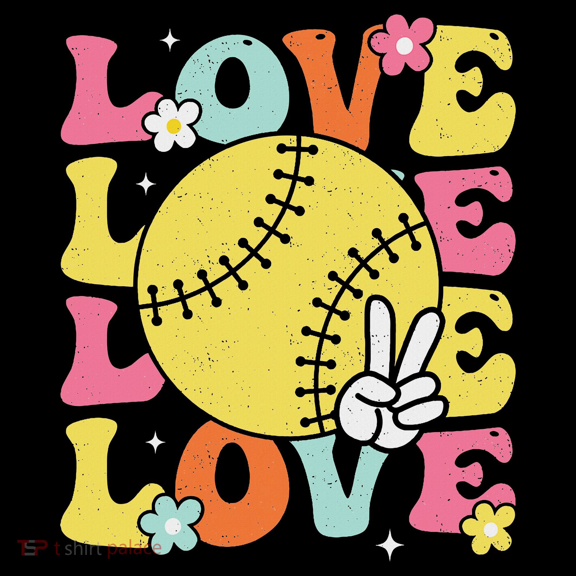 Softball Love Cute Softball  Tote Bag