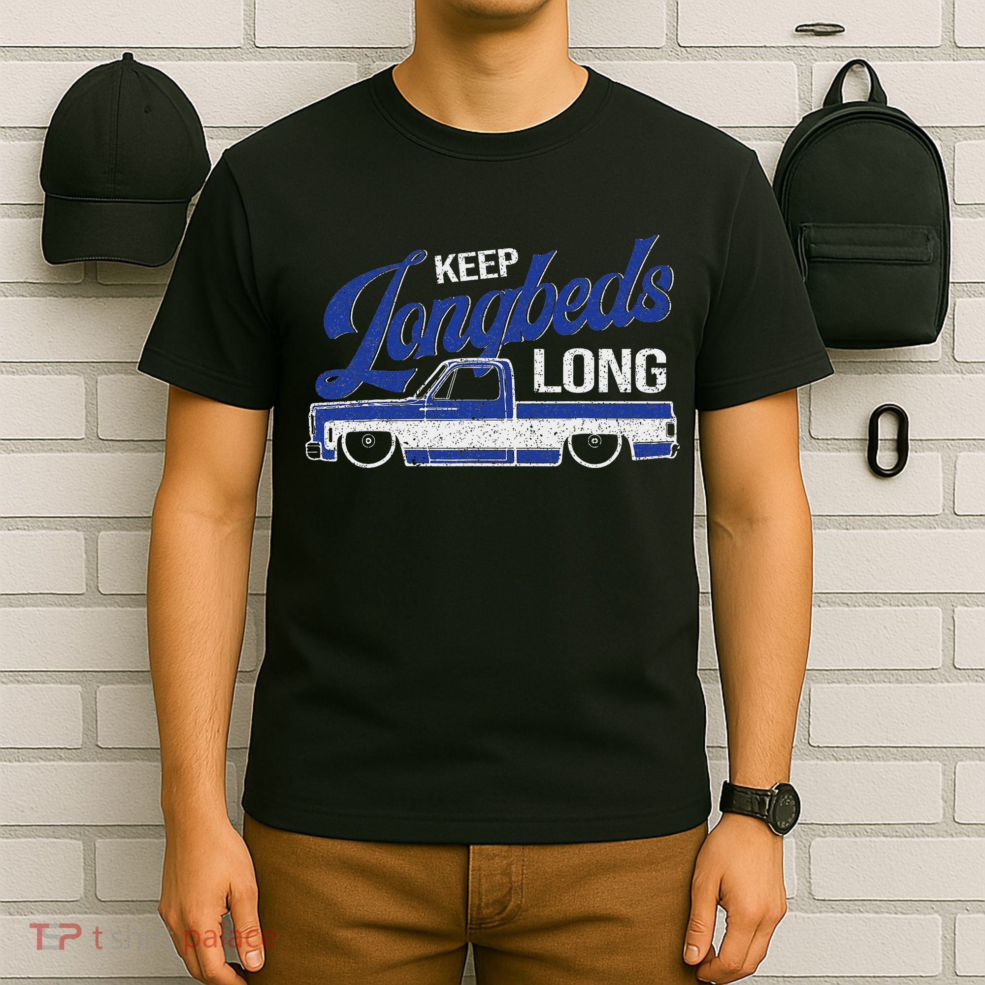 Squarebody Longbed Classic Square Body C30 C10 K10 Truck T-Shirt