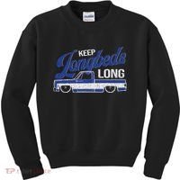 Squarebody Longbed Classic Square Body C30 C10 K10 Truck Kids Sweatshirt thumb 0
