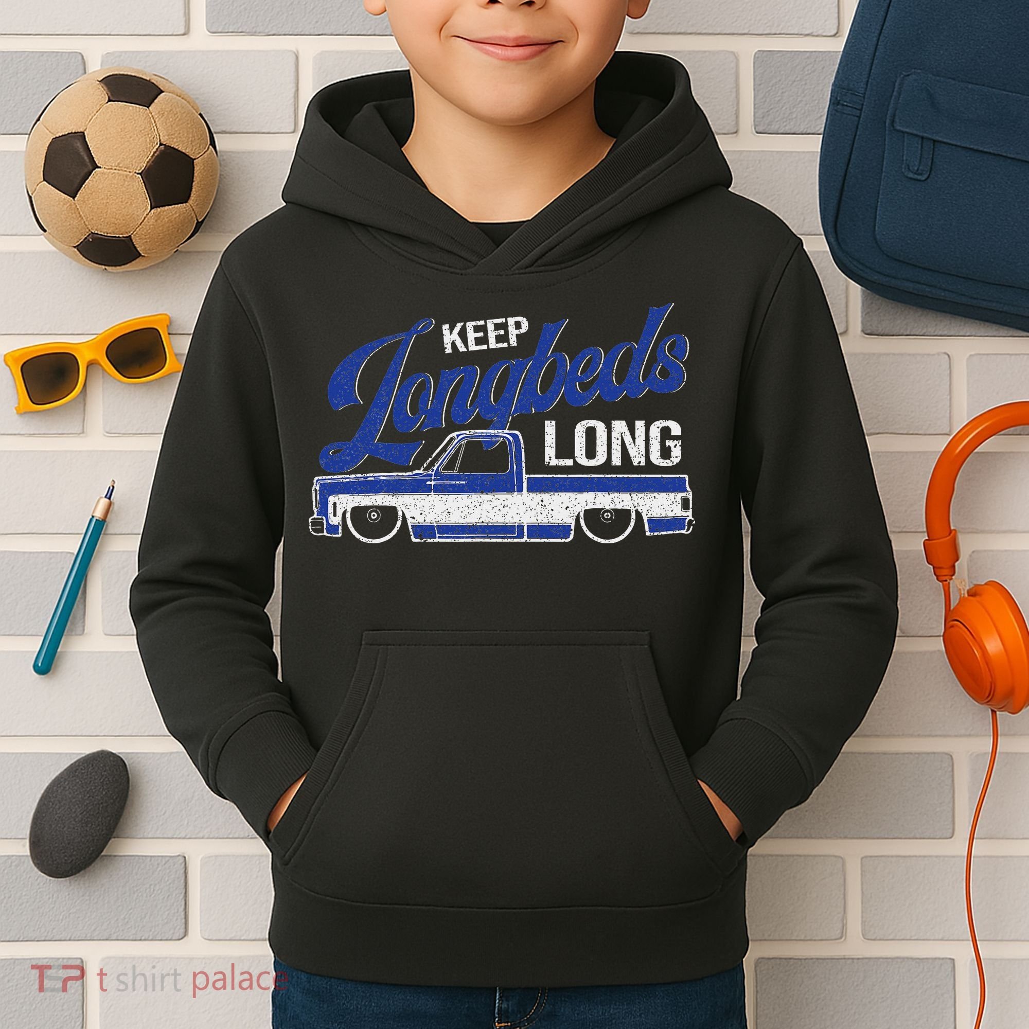 Squarebody Longbed Classic Square Body C30 C10 K10 Truck Kids Hoodie