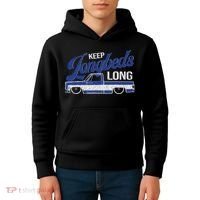 Squarebody Longbed Classic Square Body C30 C10 K10 Truck Kids Hoodie thumb 4