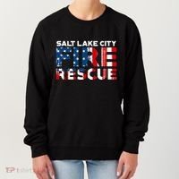 Salt Lake City Utah Fire Rescue Department Firefighters Duty Women's Sweatshirt thumb 0
