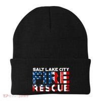 Salt Lake City Utah Fire Rescue Department Firefighters Duty Beanie thumb 0
