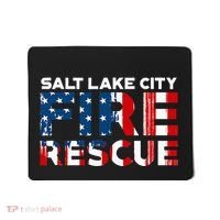 Salt Lake City Utah Fire Rescue Department Firefighters Duty Mousepad thumb 0