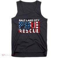 Salt Lake City Utah Fire Rescue Department Firefighters Duty Tank Top thumb 0