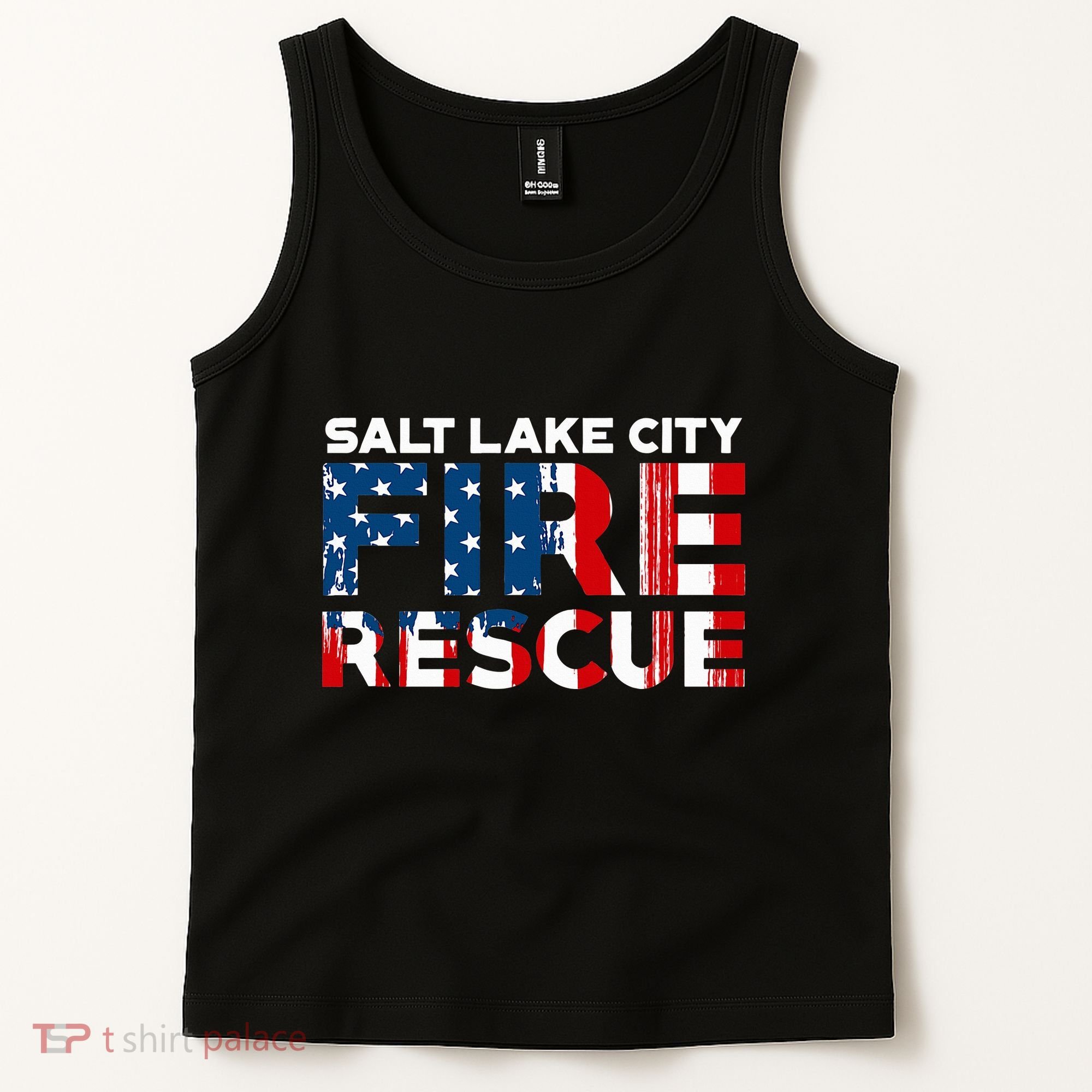 Salt Lake City Utah Fire Rescue Department Firefighters Duty Tank Top