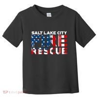 Salt Lake City Utah Fire Rescue Department Firefighters Duty Toddler T-Shirt thumb 0