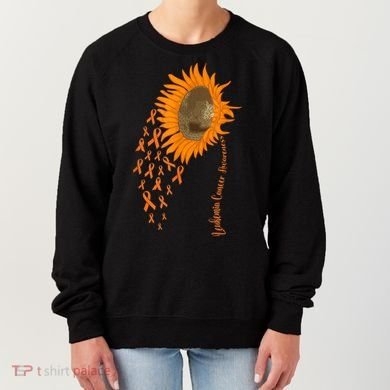 Sunflower Leukemia Cancer Awareness Women's Sweatshirt