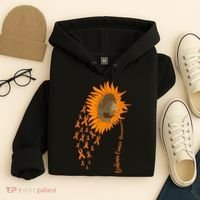 Sunflower Leukemia Cancer Awareness Hoodie thumb 4