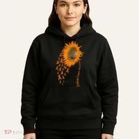 Sunflower Leukemia Cancer Awareness Hoodie thumb 5