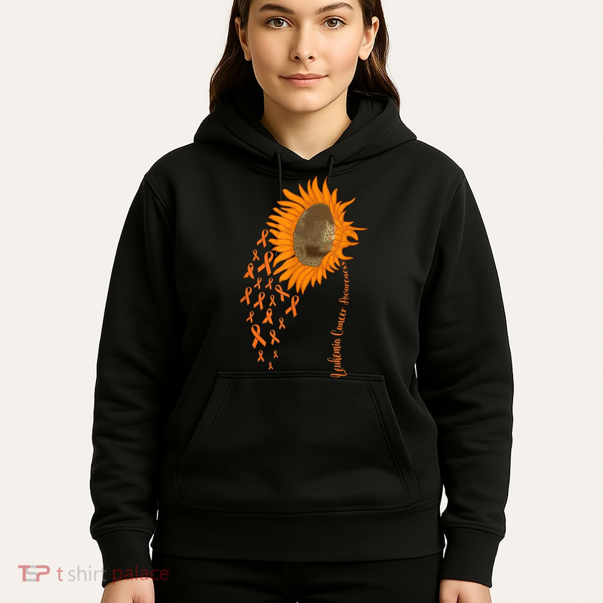Sunflower Leukemia Cancer Awareness Hoodie