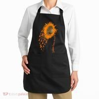 Sunflower Leukemia Cancer Awareness Apron thumb 2