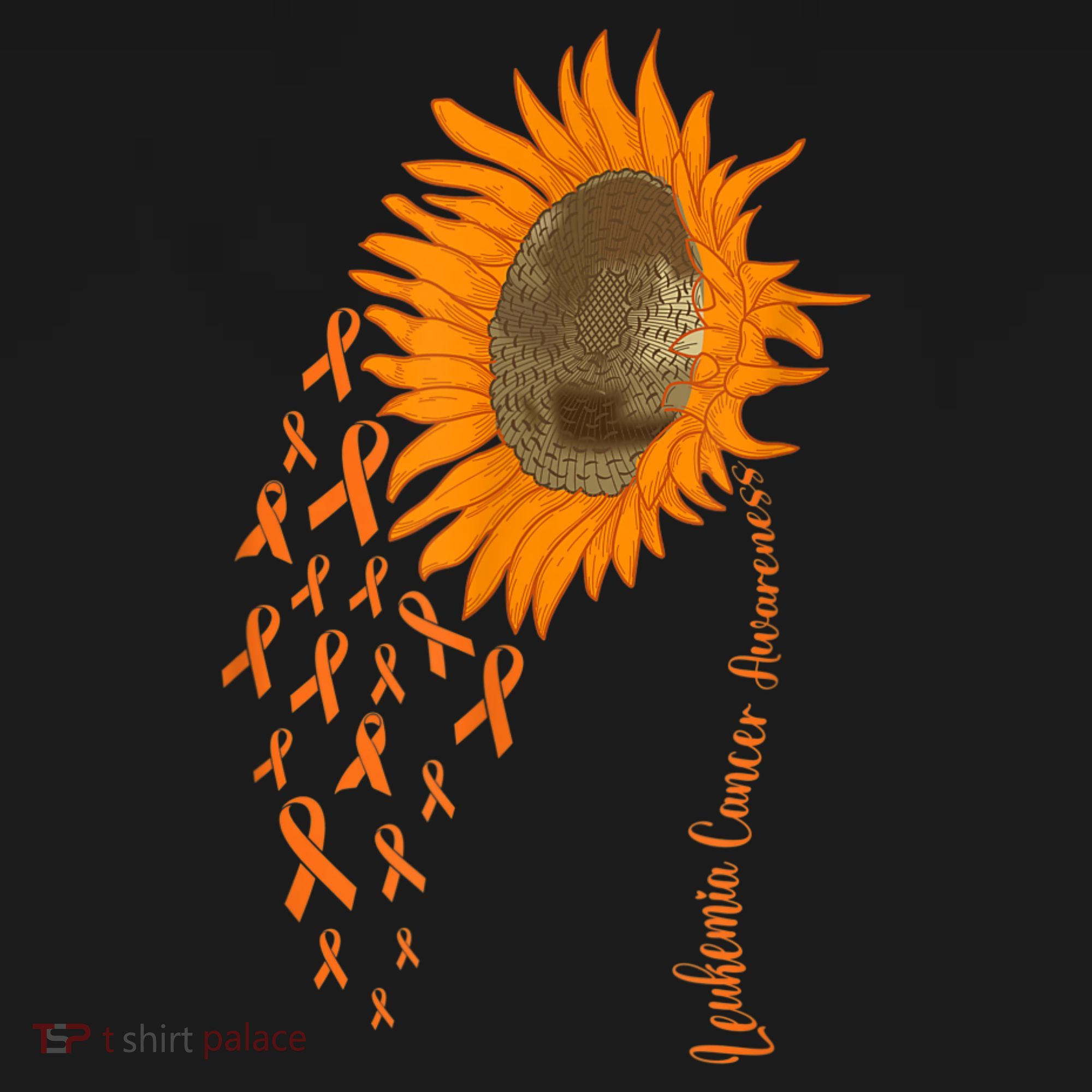 Sunflower Leukemia Cancer Awareness Apron