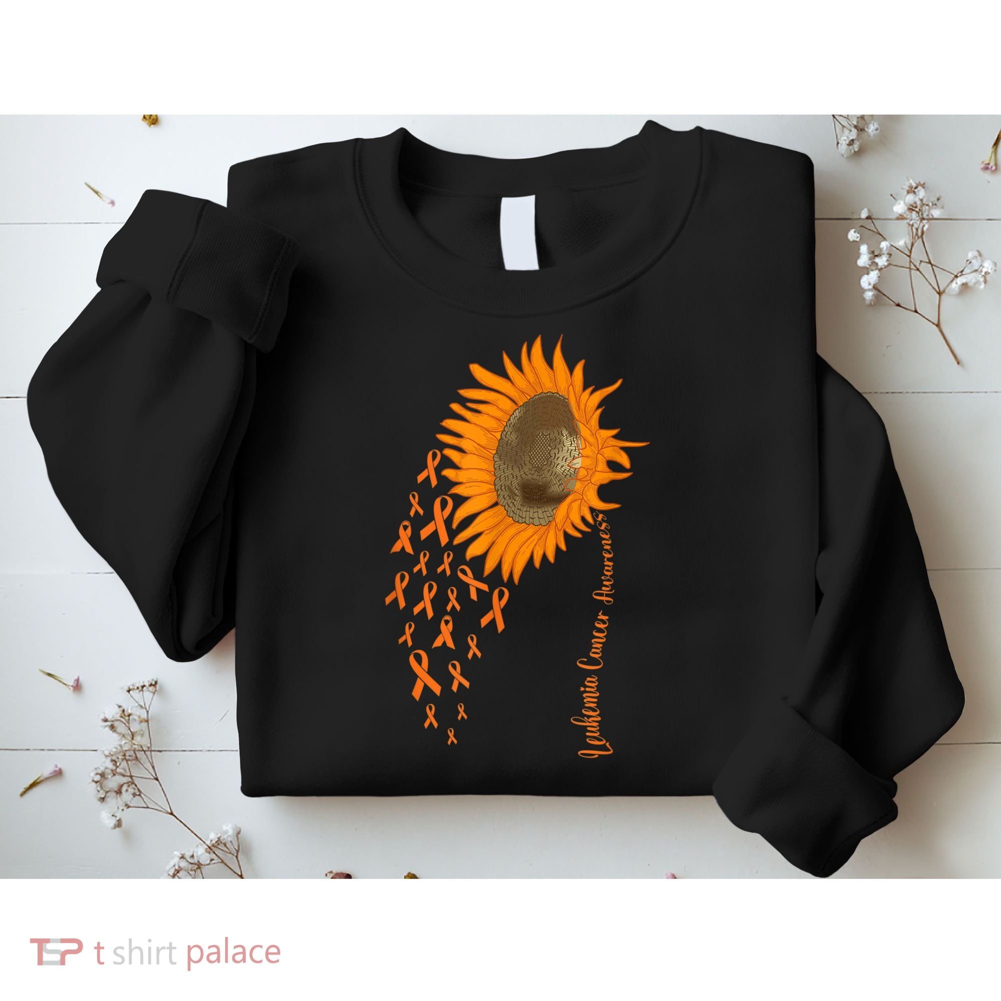 Sunflower Leukemia Cancer Awareness Sweatshirt