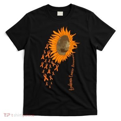 Sunflower Leukemia Cancer Awareness T-Shirt