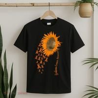 Sunflower Leukemia Cancer Awareness T-Shirt thumb 2