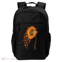 Sunflower Leukemia Cancer Awareness Backpack thumb 0