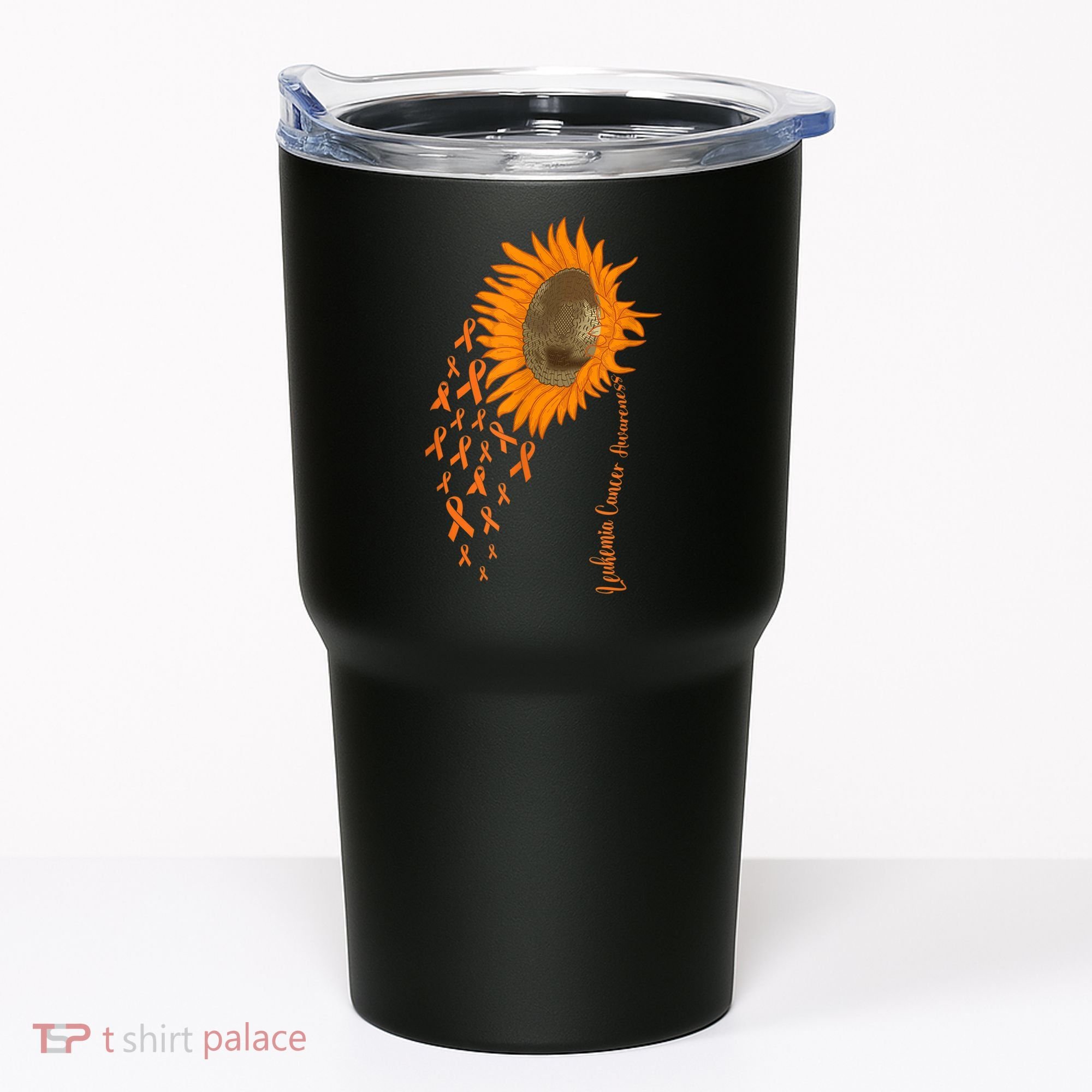Sunflower Leukemia Cancer Awareness Tumbler