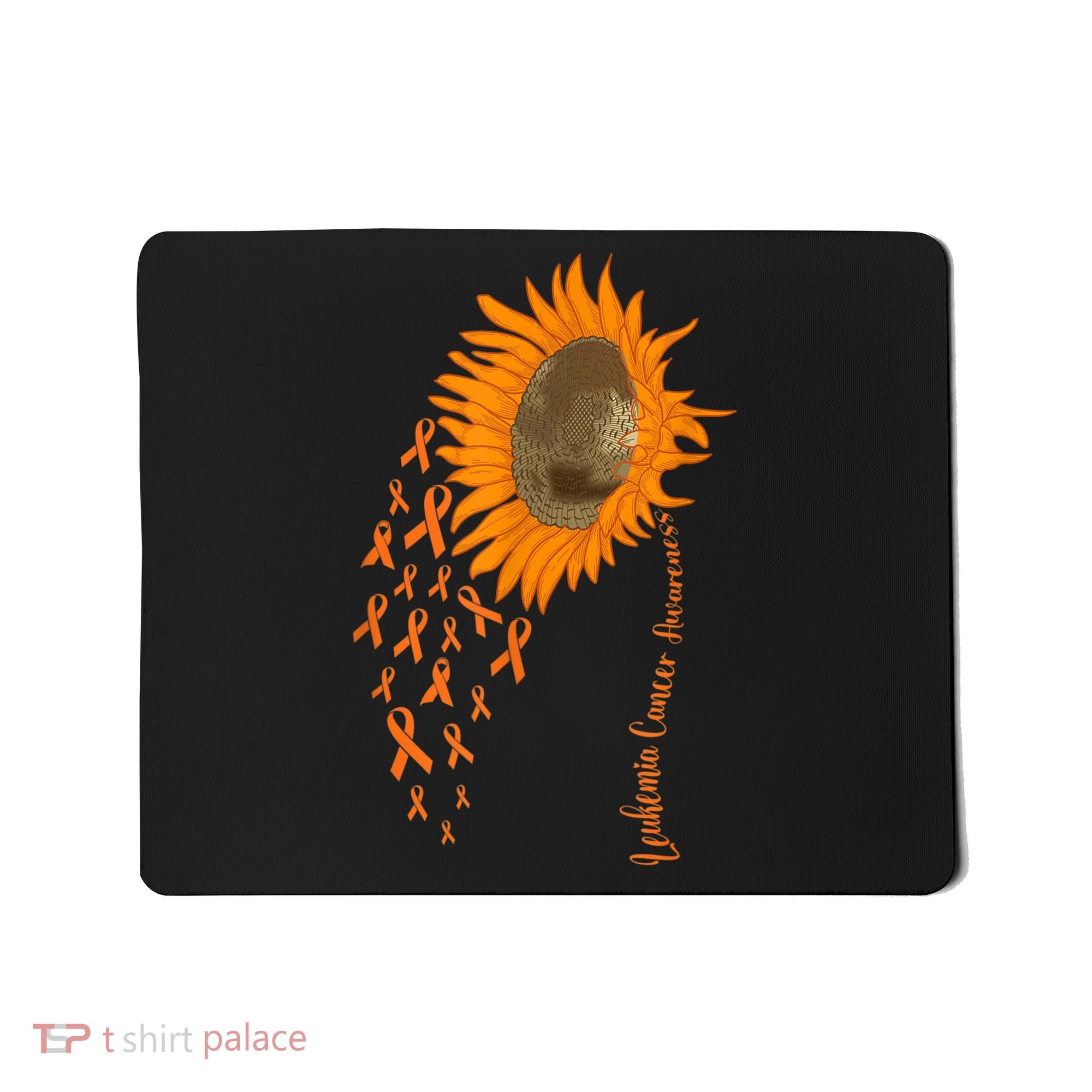 Sunflower Leukemia Cancer Awareness Mousepad